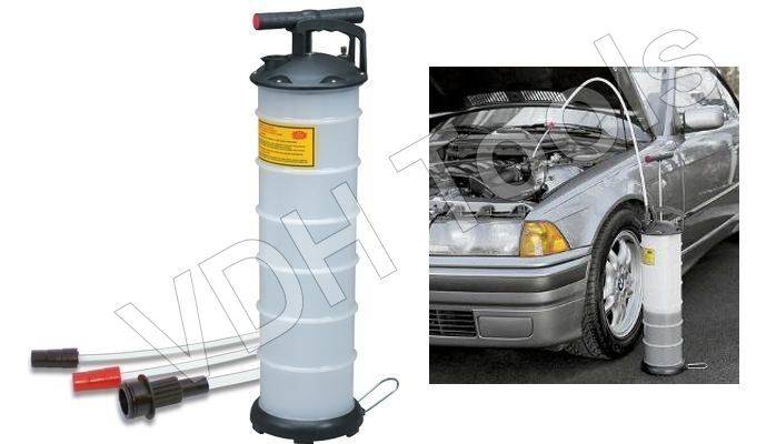 WEBER TOOLS Professionele vloeistofpomp / oliepomp handbediend 7 liter-1