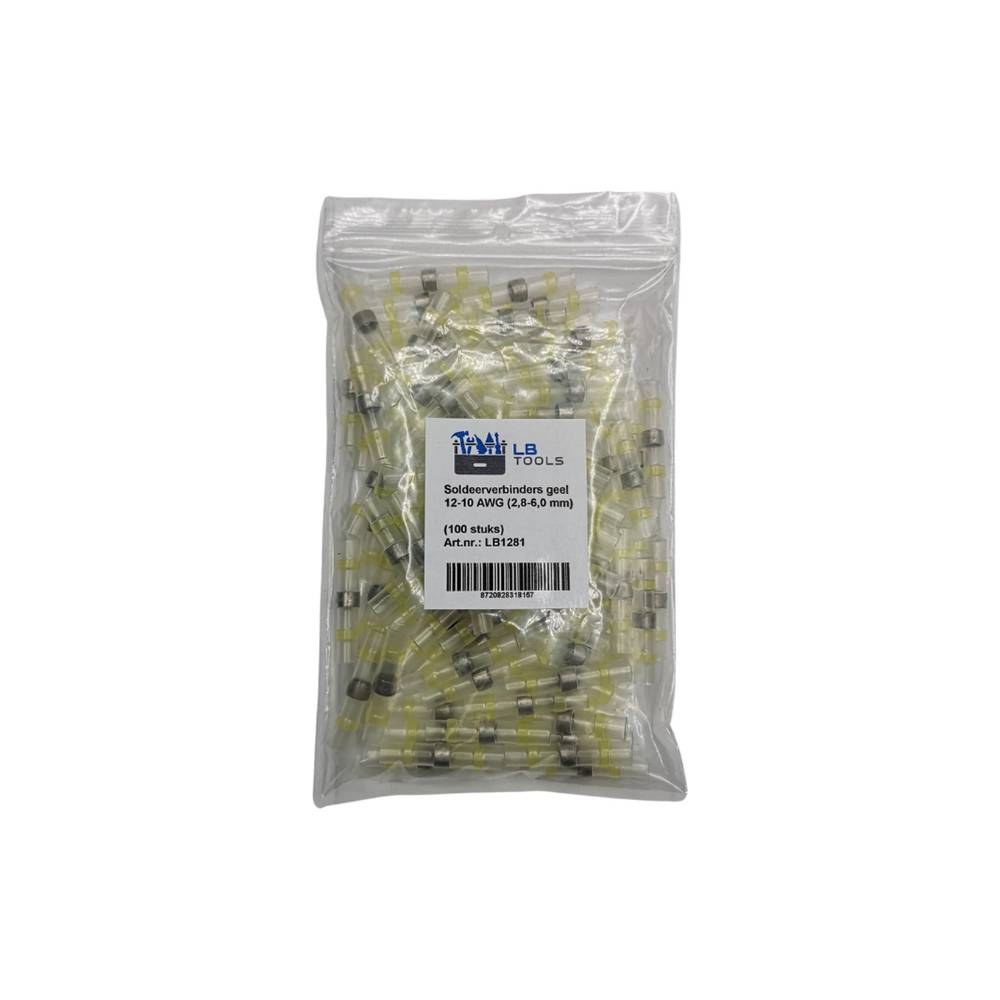 LB TOOLS Soldeerverbinders waterdicht geel 12-10 AWG 2,8-6,0 mm (100st)-0