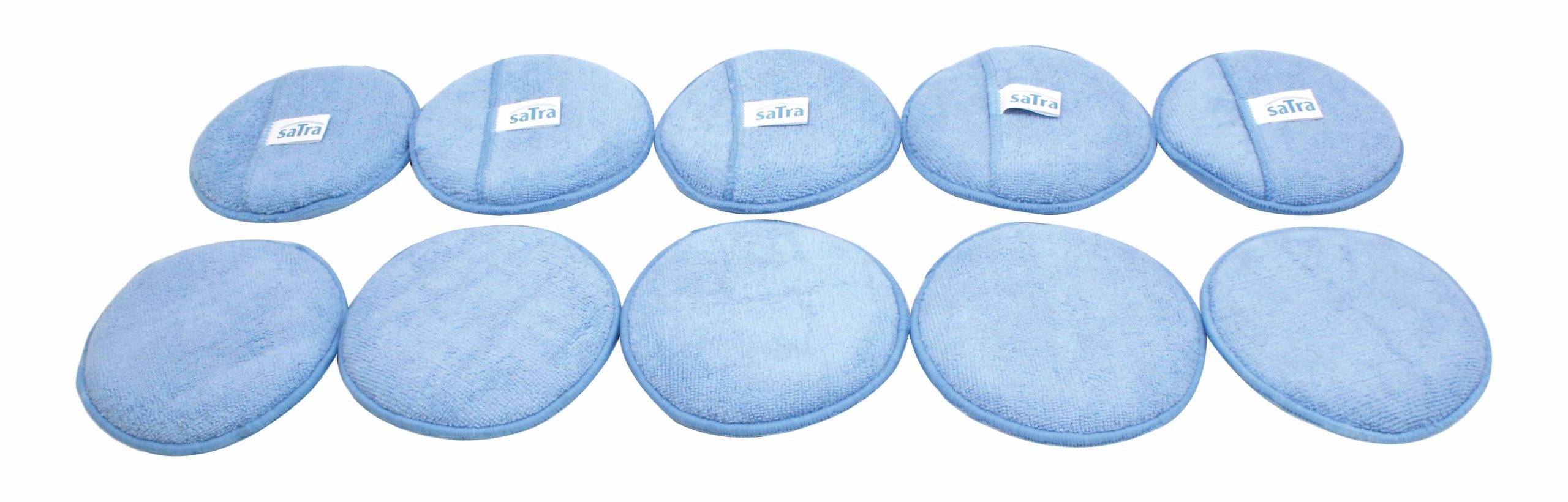 SATRA Microvezel fiber polijstpad waxpad met handgreep (10st)-1
