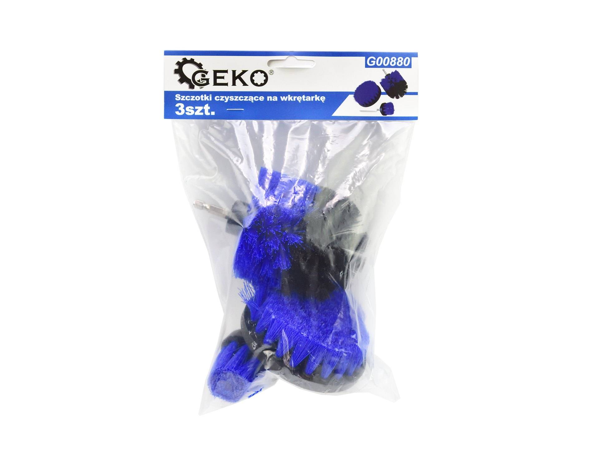 GEKO Borstelset voor boormachine (3-delig)-1
