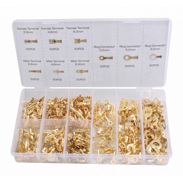 ASTA Kabelschoen assortiment ongeïsoleerd CU-koper 450-delig