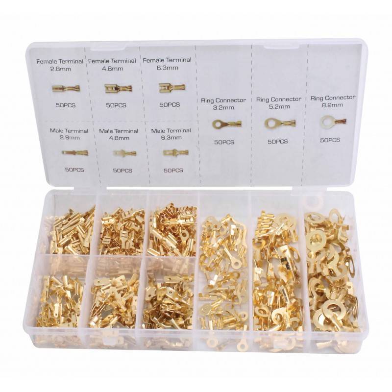 ASTA Kabelschoen assortiment ongeïsoleerd CU-koper 450-delig-0