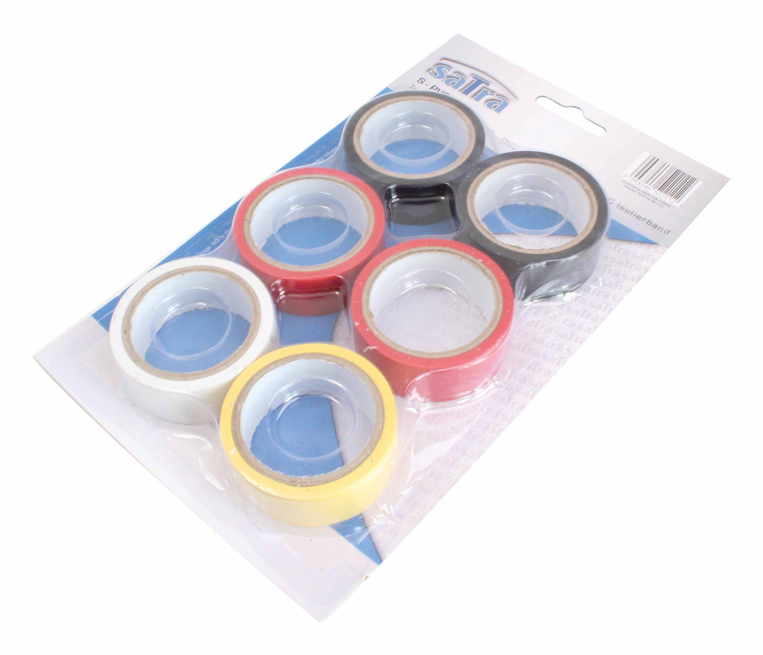 SATRA PVC Isolatietape 19mm x 5m 6-delig-0