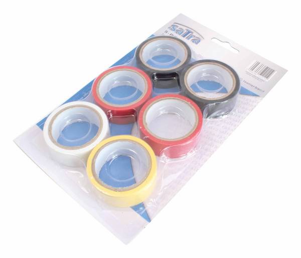 SATRA PVC Isolatietape 19mm x 5m 6-delig