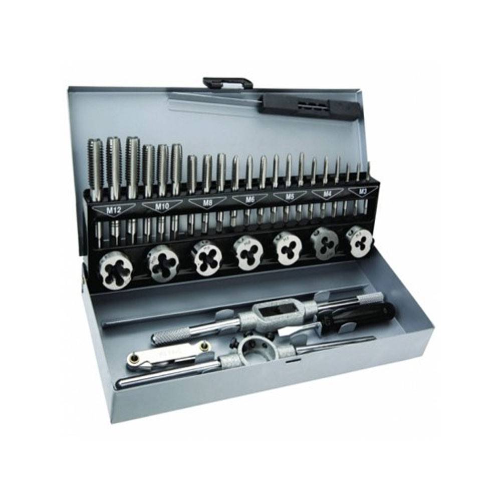 WEBER TOOLS Draadtap en snijset metrisch 32 delig-0