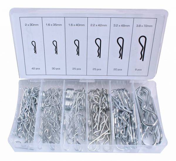 ASTA assortiment borgpennen splitpennen (150 st) R-clip