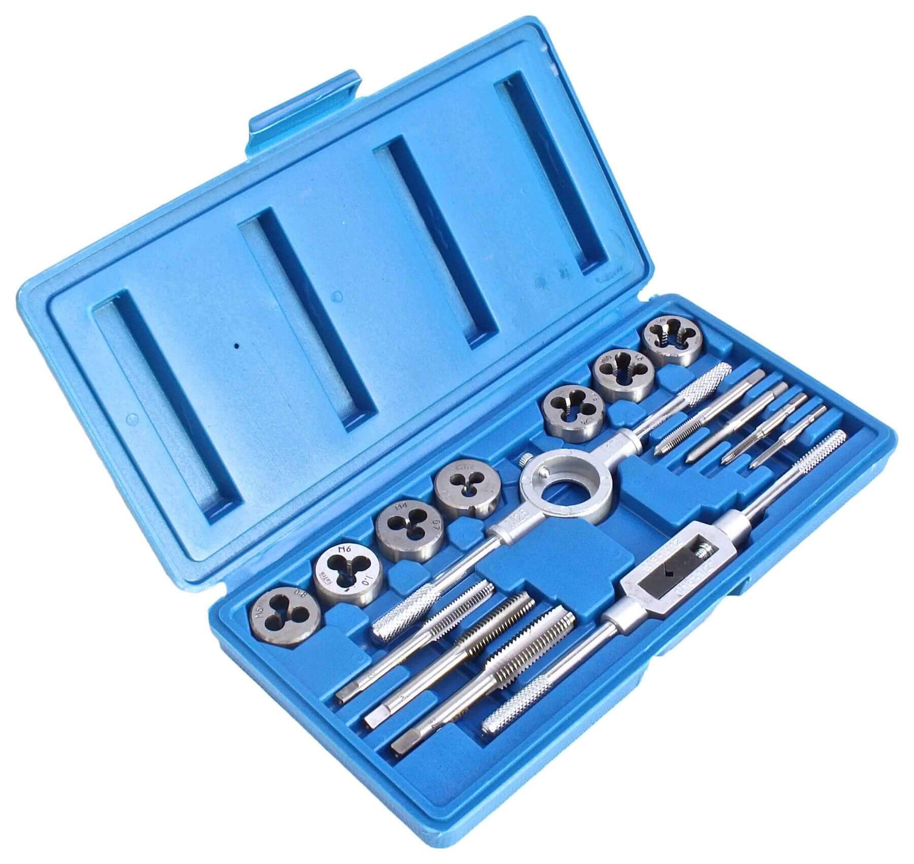 SATRA Uitgebreide tapset en draadsnijset metrisch 16-delig M3 t/m M12 draadtap-0