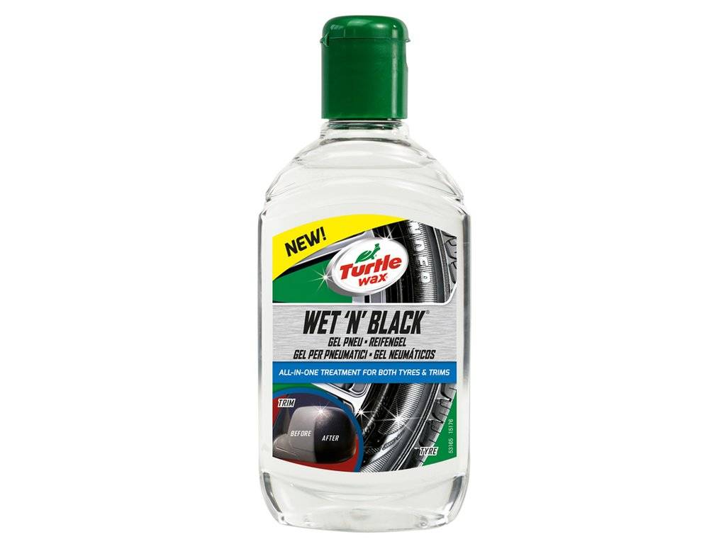 TURTLE WAX Wet N Black Tyre & Trim gel 300ml-0