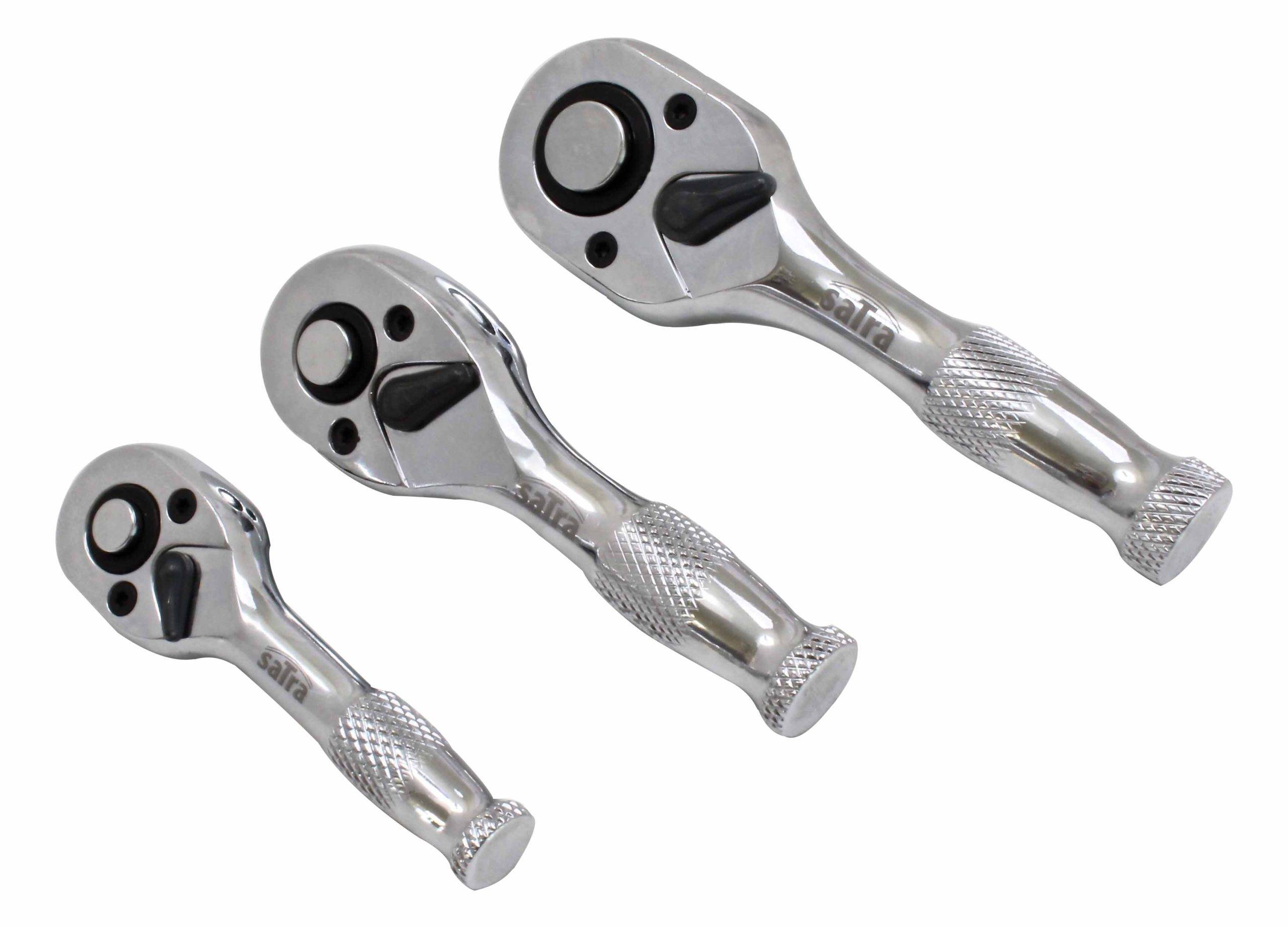 SATRA Mini stubby ratel set 1/4" / 3/8" / 1/2"-1