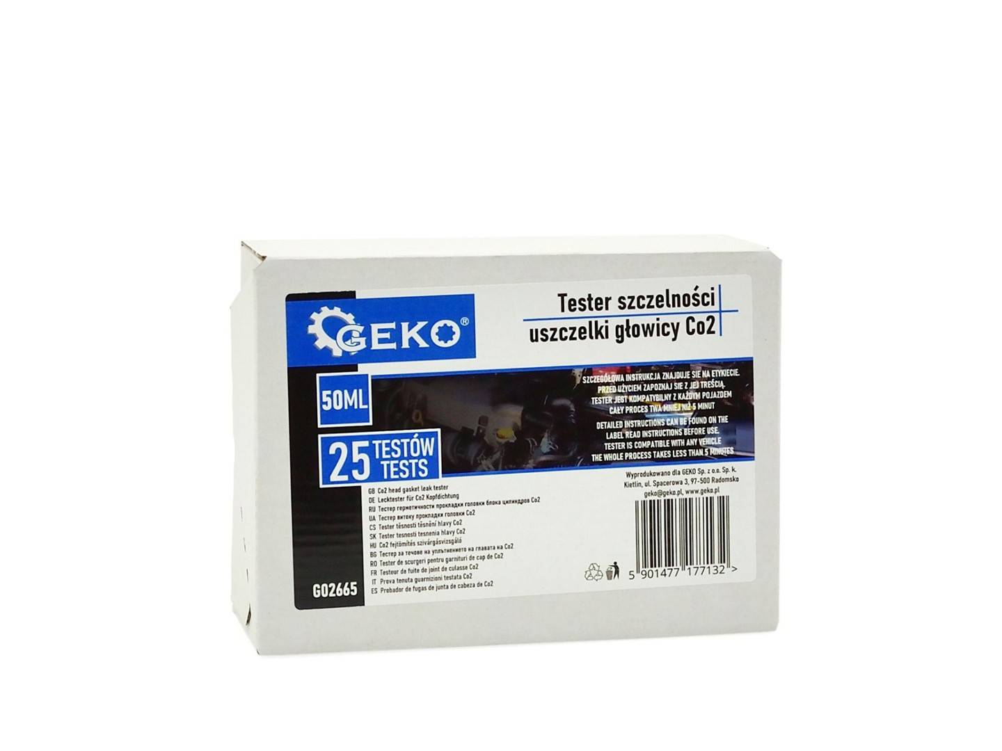 GEKO koppakking lekkagetester voor meten CO2 gehalte in koelsystemen-2