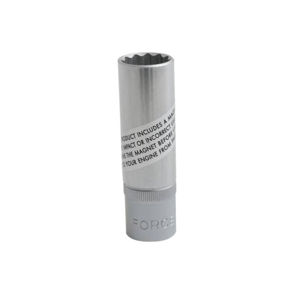 FORCE 3/8" Bougiedop magnetisch (12-kant) 20.6 mm