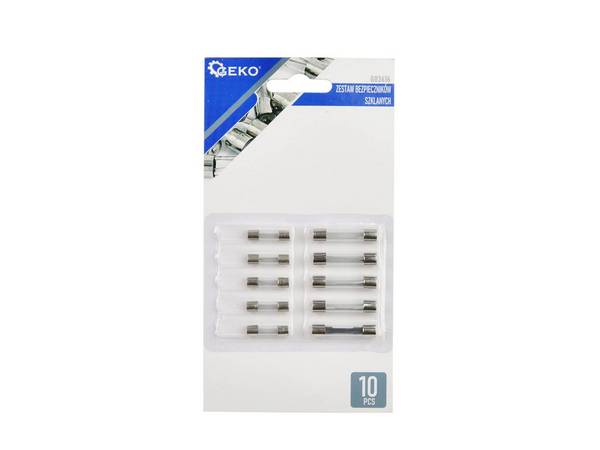 GEKO Glaszekeringen in blister 10-delig