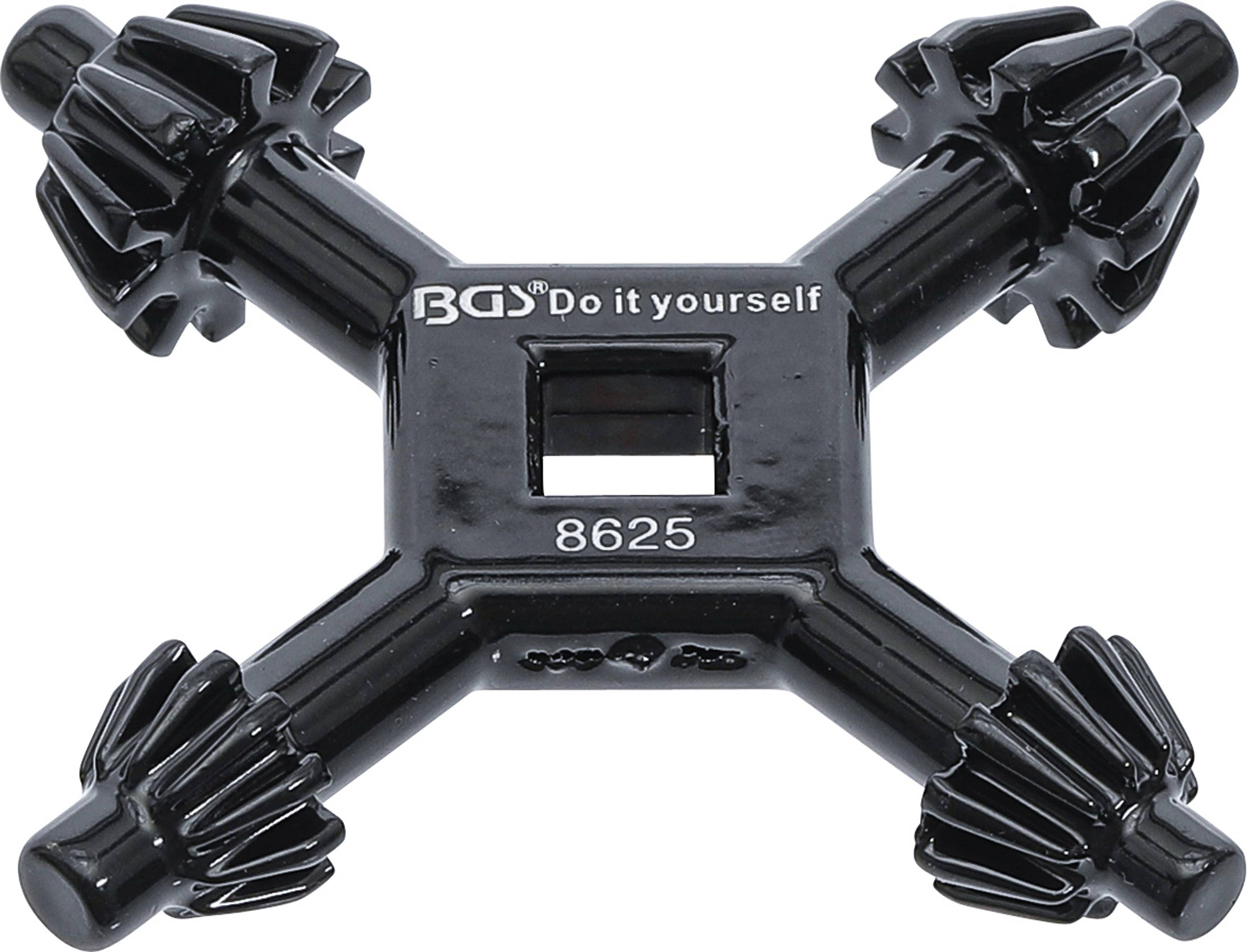 BGS 4 maten boorkopsleutel | voor de meeste boorkopmaten | Ø 4 / 5,5 / 6/7 mm-0