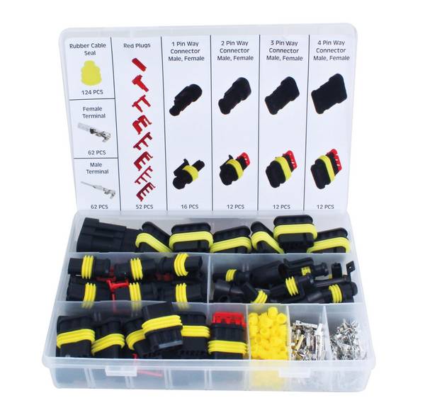 ASTA Superseal AMP kabel connetoren assortiment 352-delig