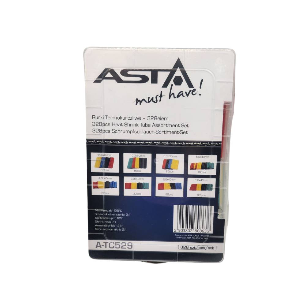 ASTA Gekleurd krimpkous assortiment 328-delig-2