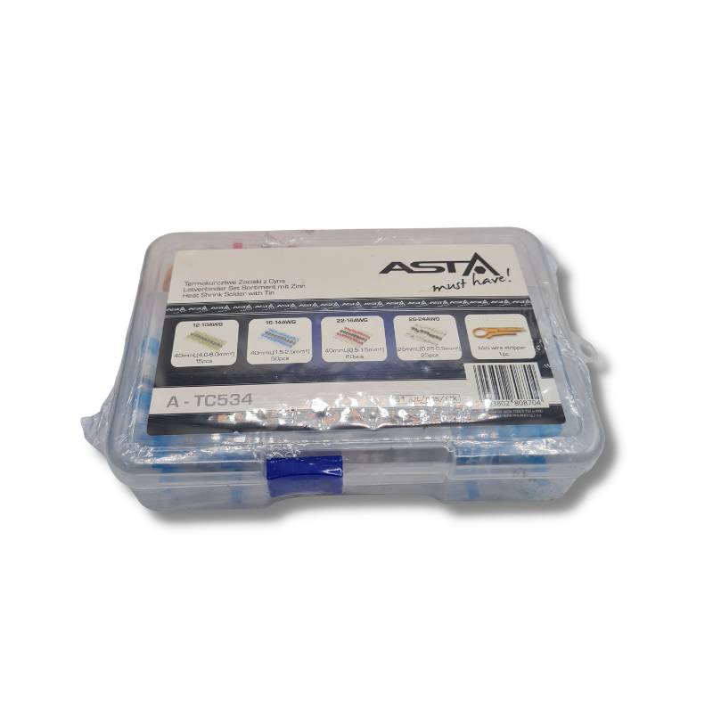 ASTA Assortiment soldeerhulzen / soldeerverbinders met stripper 150-delig-1