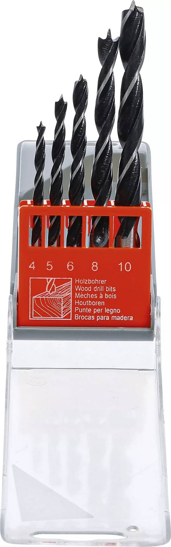 BGS Houtboor set 4 - 10 mm | 5-delig