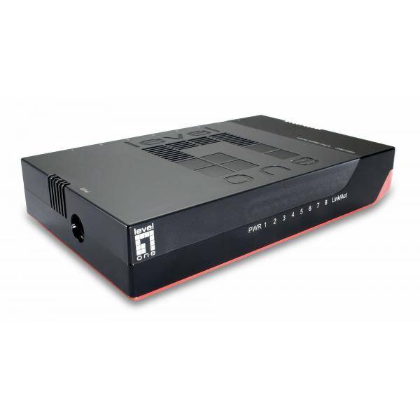 Level One GSW-0807 8-Port Gigabit Switch (53015003701)-0