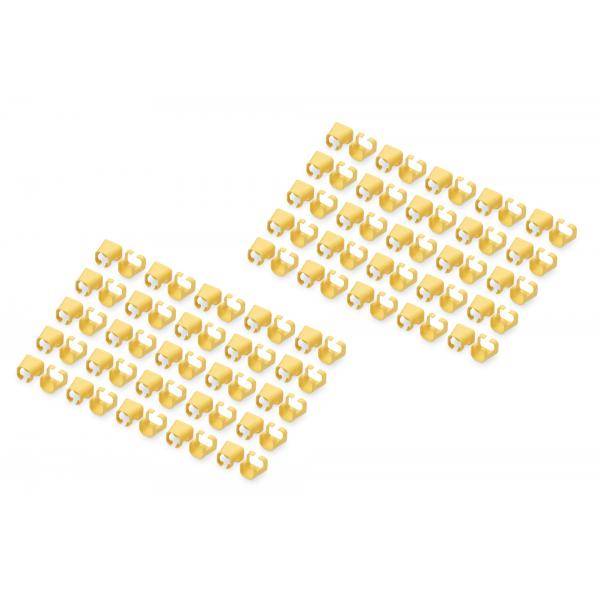 DIGITUS kleurclips voor patchkabel RJ45 100 stuks geel