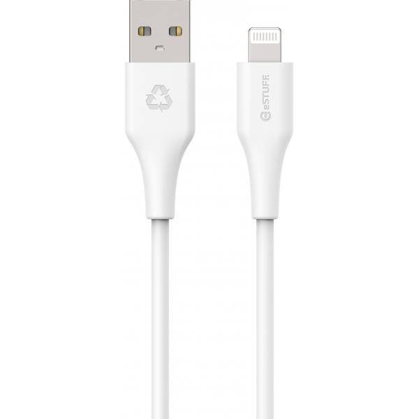 INFINITE USB-A naar Lightning kabel MFI 2m wit. Gerecycled-1