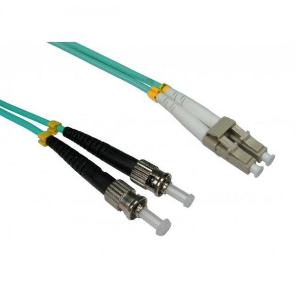 EFB Elektronik O0313.3 Glasvezel Optische vezel Aansluitkabel 3.00 m Turquoise [1x LC-stekker - 1x ST-stekker] 50/125 µ -2