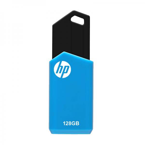 PNY v150w USB Flash Drive 128 GB USB Type-A 2.0, Zwart - Blauw (HPFD150W-128)-0