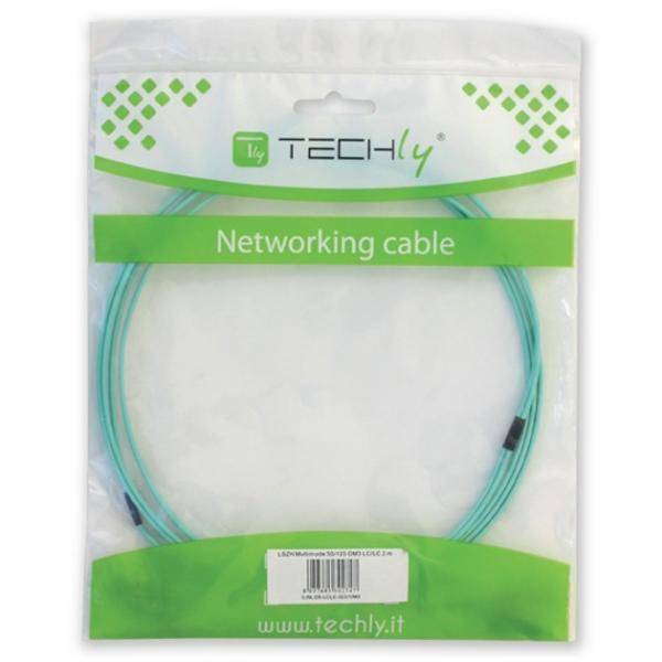 EFB Elektronik O0313.5 Glasvezel Optische vezel Aansluitkabel 5.00 m Turquoise [1x LC-stekker - 1x ST-stekker] 50/125 µ -1