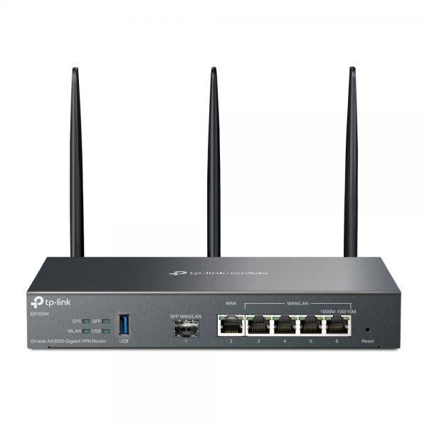 TPL TP-Link Omada ER706W draadloze router Gigabit Ethernet Dual-band (2.4 GHz / 5 GHz) Zwart-0