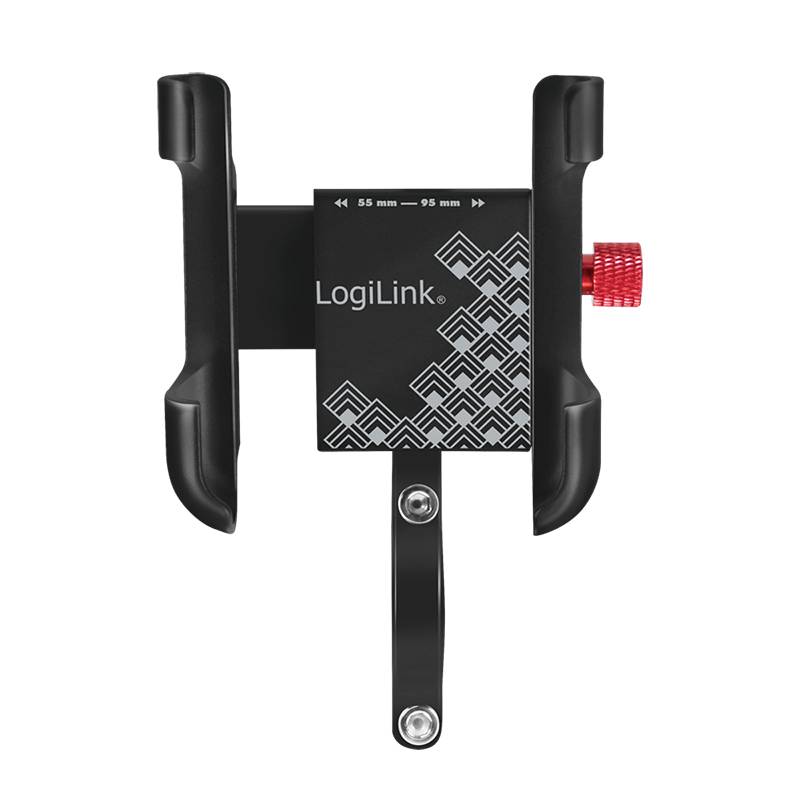 LogiLink AA0148 passieve houder voor mobiele telefoon/smartphone, zwart, rood-2