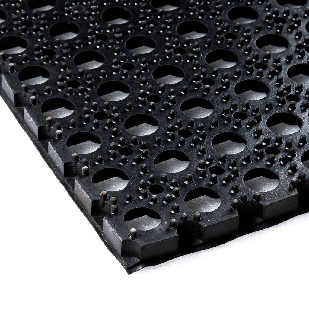 Rubber ringmat op rol 10 meter - 150 cm breed - Dikte 23 mm-2