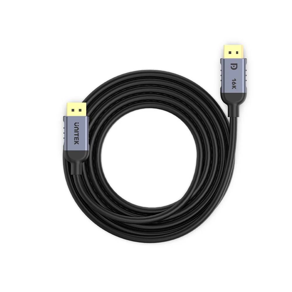 UTK UNITEK C1626GY01-3M DisplayPort 2.1 kabel Zwart-1