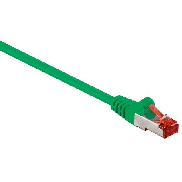 S/FTP CAT6 Gigabit netwerkkabel / groen - LSZH - 7,5 meter