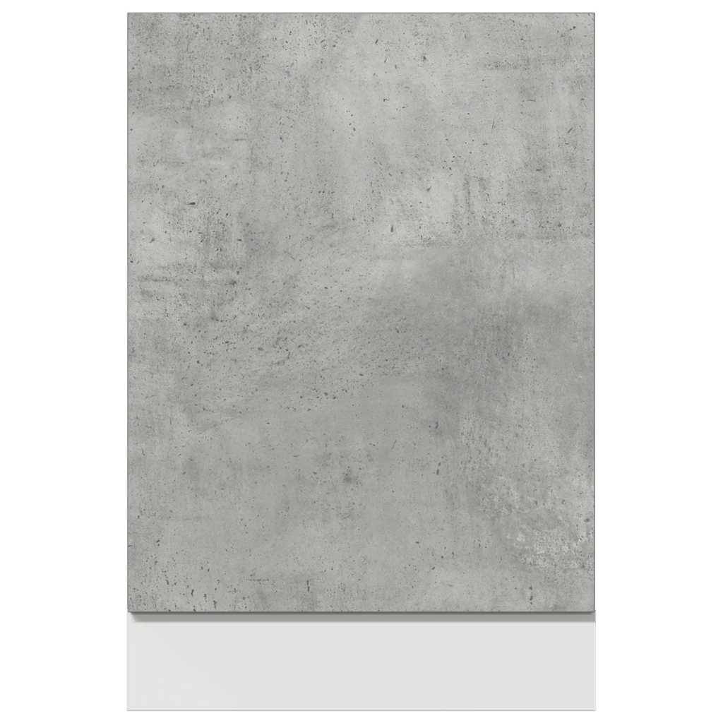 vidaXL - Vaatwasserpaneel - 45x3x67 - cm - betongrijs-2