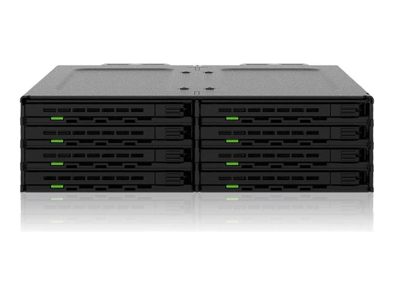 IcyDock 8x2,5" SATA/SAS in 1x5,25" bay mobiel rack-0