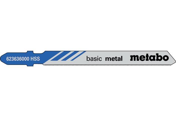 Metabo accessoires metabo decoupeerzaagbladen set classic pk. jigsaw folder 5-tg.hss 0.7 metabo