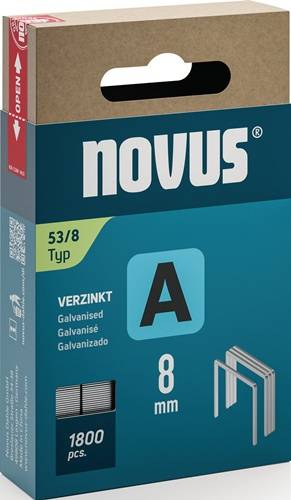 Novus Niet met fijne draad A 53/8mm (1.800 stuks)