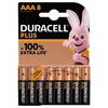 Duracell Plus 100 AAA-alkalinebatterijen voor eenmalig gebruik