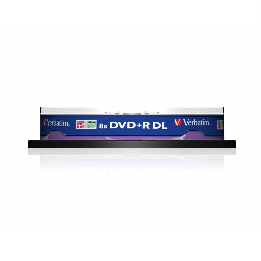 Verbatim DVD+R Double Layer discs op spindel - 8-speed - 8,5 GB / 10 stuks-0