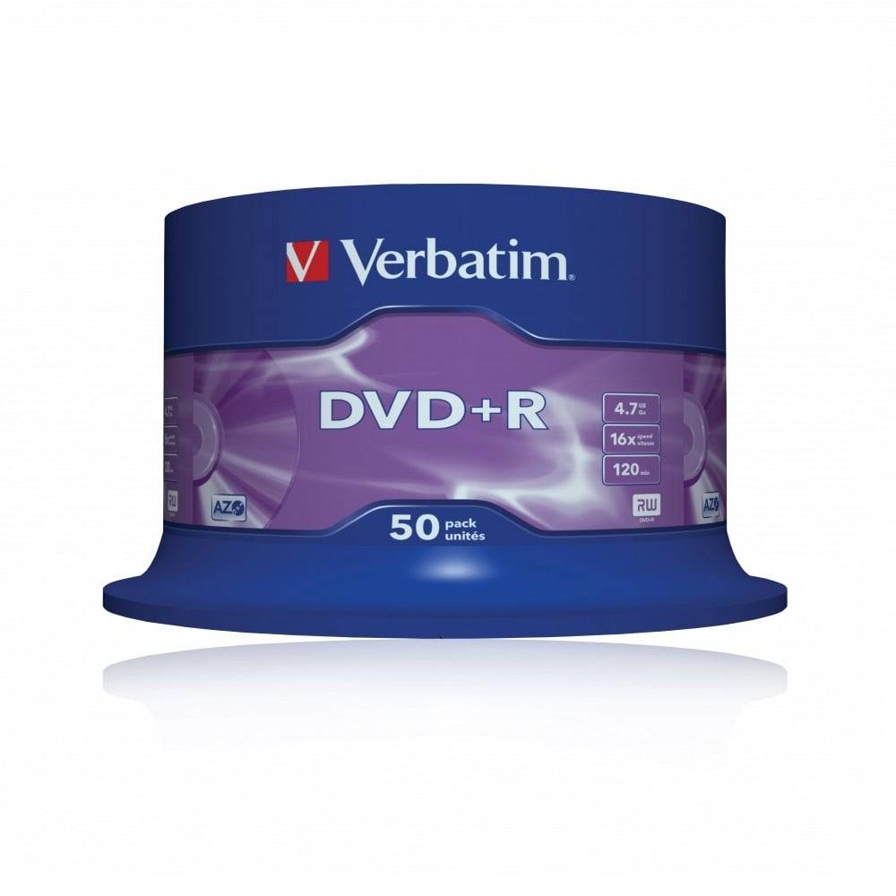 Verbatim DVD+R discs op spindel - 16-speed - 4,7 GB / 50 stuks-0