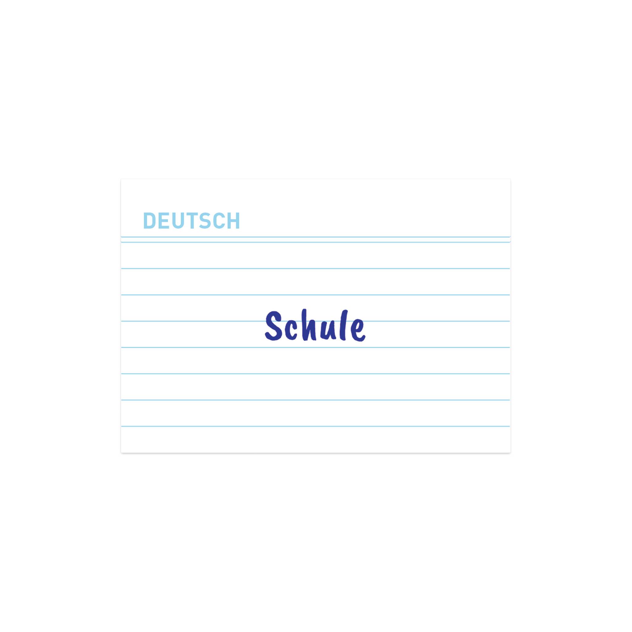 Herlitz indexkaarten A8 woordenschat, gelinieerd, wit, Bl.Engel, 100 stuks-1