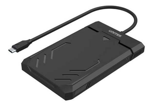 Unitek Y-3036A - DiskGuard Raiden 2,5" USB-C naar SATA III 2,5" HDD/SSD harde schijfbehuizing