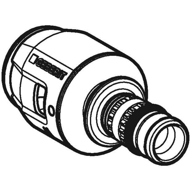 Geberit PushFit overgang naar Mepla d25-26-2