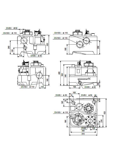 Fecaliën Opvoerinstallatie MSS.11.3.2 3x400V-1