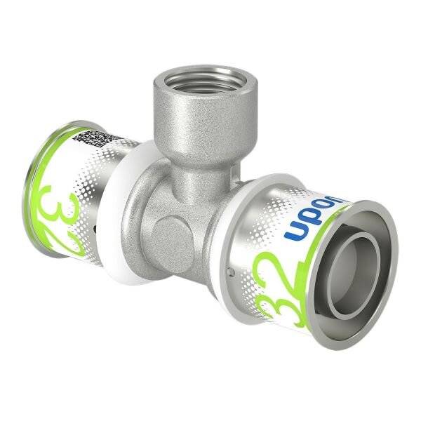 S-Press PLUS T-stuk binnendraad 32-Rp1/2"FT-32-3