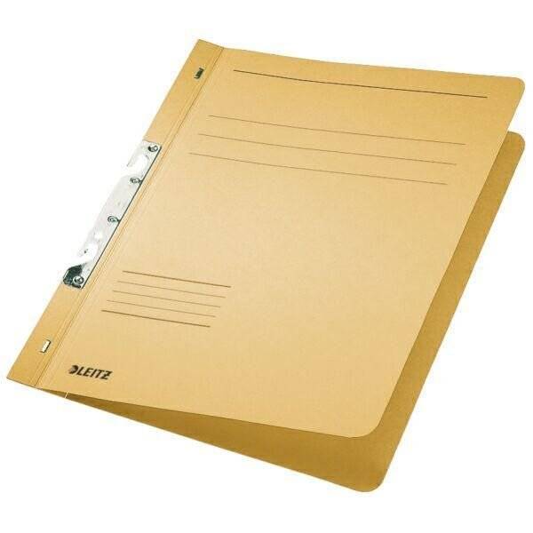 LEITZ Geperforeerde Map - DIN A4 - Manila Karton - Chamois 250 g/m² - Capaciteit: 170 Vellen - 50 Stuks (3746-00-11)-3