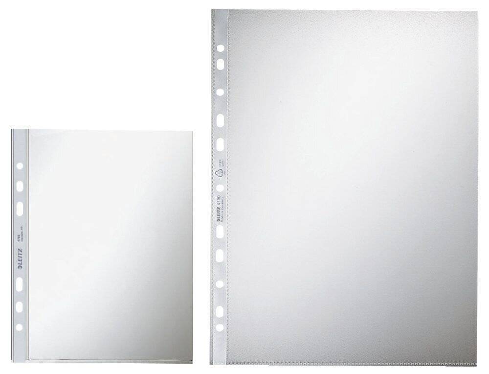 Showtas Leitz Premium standaard 11-gaats copy safe 0.085mm PP A4 transparant-3