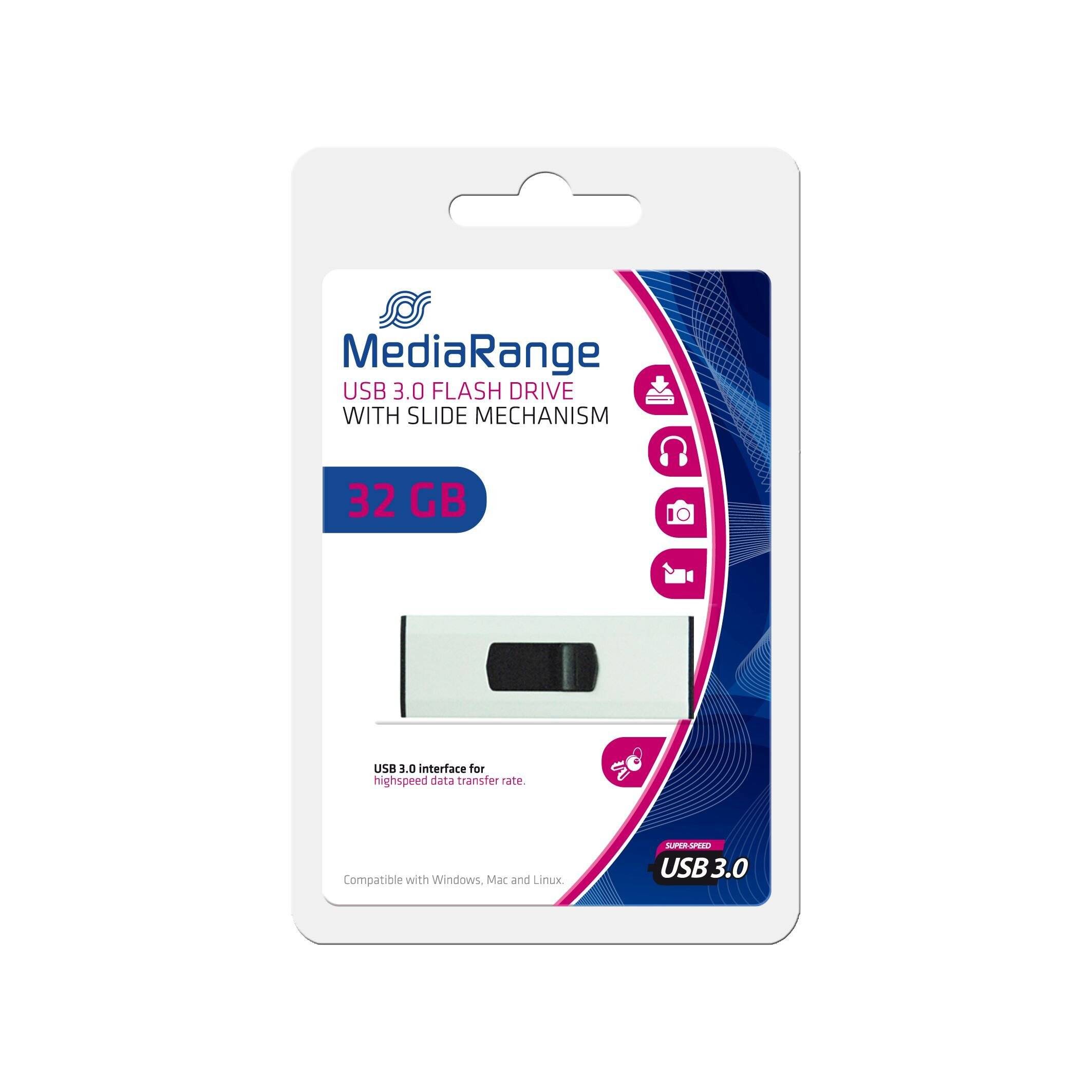 MediaRange USB-stick USB 3.0 SuperSpeed 32GB-9