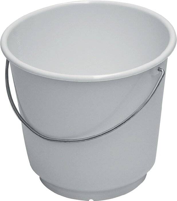 Emmer 20 l polyethyleen wit geschikt voor levensmiddelen d. 370 mm hoogte 330 mm-2