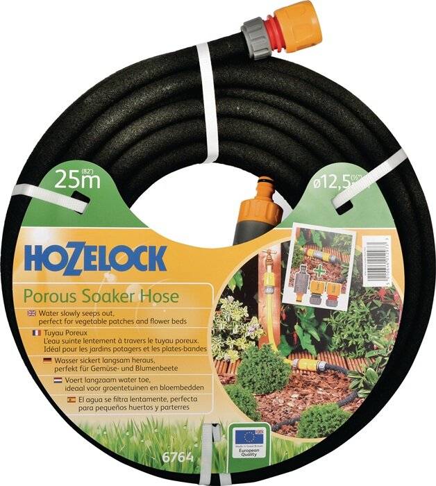Drainageslang lengte 25 m binnen-d. 12,5 mm buiten-d. 12,5 mm HOZELOCK