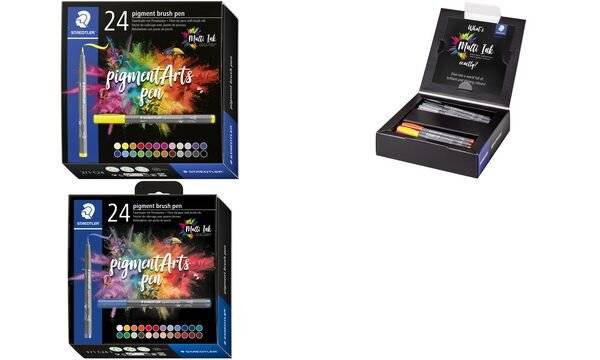 Brushpen Staedtler PigmentArts set à 24 kleuren-5